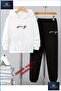 Hooded Children's "Imza King" Printed Tracksuit Set