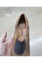 Women's Genuine Leather Orthopedic Padded Heels Seasonal Mother's Shoes - 4