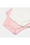 Jacquard Short Sleeve 2-Piece Baby Bodysuit 56993 Pink Ecru - 3