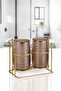 Elegans Multi-Purpose Dual Organizer with Gold Stand - 3