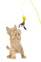 Furry Cat Fishing Rod, Yellow Bulk Cat Play Fishing Rod - 2