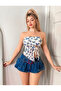 Y2k coquette butterfly lolita strapless - 5