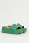 Green Women's Heeled Slippers Pc-54640 - 2