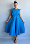 Dark Blue Women's Crew Neck Kiloş Dress