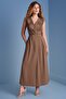 Wrap Mink Woven Dress - 3