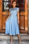 Blue Rose Detailed Women's Dress - 2