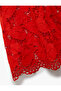 Cotton Elastic Waist Crowned A-Line Midi Skirt - 4