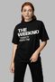 The Weeknd Starboy Dawn Fm Printed Unisex Oversize Rapper T-Shirt - 4