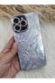 iPhone 15 Pro Max Compatible Stone Lens Protected Patterned Case - 4