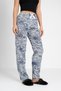 Cotton Thin Breathable Fabric Ribbon Waist Detailed Printed Pocketless Women's Pajama Bottoms - 2