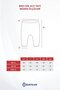 Women's Below Knee Capri Length Thick Combed Cotton Underwear Tights White - 6