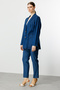 Double Buttoned Flap Pocket Jacket Large Size 4602-25 - 4