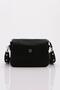 Black Multi-Compartment Crossbody Bag - Women 1372856