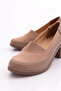 23022 Women's Heeled Shoes Beige - 4