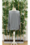 Women's long sleeve crew neck patterned viscose two-thread blouse - 2