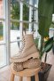 Nicole Lace-Up Genuine Leather Women's Boots Mink - 2