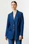 Double Buttoned Flap Pocket Jacket Large Size 4602-25