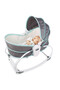 6 - in - 1 Cozy Rocker Bassinet with Wheels, Awning & Mosquito net - Green - 3