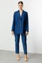 Double Buttoned Flap Pocket Jacket Large Size 4602-25 - 3