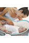 6 - in - 1 Cozy Rocker Bassinet with Wheels, Awning & Mosquito net - Green - 4