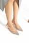 Perrry Transparent Stone Embroidered Heeled Women's Evening Dress Shoes - 3