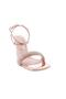 5161-1-23Y Women's Silver Stone Ankle Strap Heeled Shoes - 2