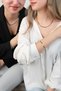 Tarnish-Resistant Steel Italian Crushed Chain Necklace and Bracelet Combination Set