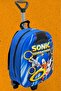 Hedgehog Sonic Kindergarten Nursery with Squeegee 3D Printed 2-6 Years Old Wheeled Travel Suitcase Backpack and School Bag - 3