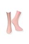 Single Unisex Powder Colored Flexible Moisturizing Cotton Socks