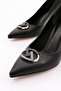 1001 Women's Heeled Shoes Black - 4
