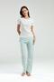 Buttoned Collar Camisole Women's Viscose Pajama Set, Pocket Detail