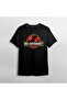 Chrome Jurassic Park Crew Neck 100% Cotton T-Shirt Model 1 - 2
