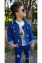 Boy's Denim Pants / Denim Jacket / Single Jersey Badi 3-Piece Set - Holiday Wear - 7