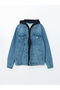 Indigo Standard Fit Men's Jean Jacket - 5