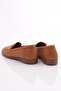 010-1 Women's Flat Shoes Tan Genuine Leather - 3
