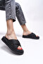Civrurth Women's Slippers 0012610 Black Straw - 4