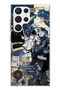 جراب من السيليكون الشفاف بتصميم رائد الفضاء المتوافق مع هاتف Samsung Galaxy S22 ULTRA