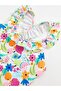 Lcw Kids Mixed Print Quick Dry Printed Girls' Swimsuit (S4) - 3