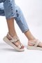 Thiasiush Women's Sandals 0012260 Beige Skin - 5