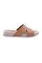 P33-23Y Women's Slippers Genuine Leather Tan