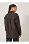 Oversized Button Details Long Sleeve Shirt - 6