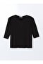 Lcw Grace Crew Neck Women's Blouse with Stones (S5) - 5