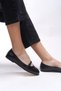 Ghessinu Women's Ballerinas 0012230 Black Skin - 5