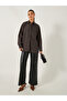 Oversized Button Details Long Sleeve Shirt - 3