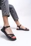 Giselbrae Women's Sandals 0012111   Black Skin - 4