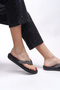 Rhaelves Women's Flip Flops 0012288 Black - 5
