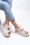 Talnaegeir Women's Sandals 00121000 Beige - 2