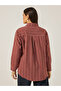 Oversized Striped Collared Shirt - 5