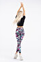 Sports Leggings with Print Bloom Burst - 6