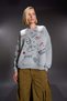 Women's Gray Melange Sweatshirt 16250